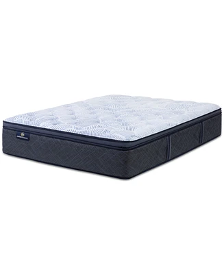 Serta Perfect Sleeper Blue Lagoon Night 14" Plush Pillow Top Mattress-Twin