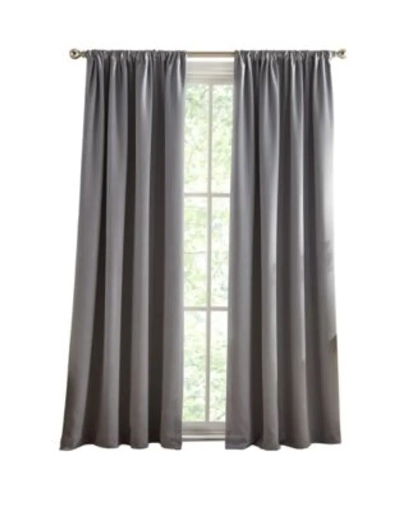 Tommy Hilfiger Dawson Thermal Pole Top Blackout 2 Piece Curtain Panel Collection