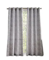 Tommy Hilfiger Offset Grid Grommet 2 Piece Curtain Panel Collection