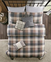 Madison Park Ridge Herringbone 6-Pc. Quilt Set, King/California King