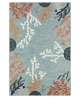 Lr Home Vance VERND8210B 5' x 7' Outdoor Area Rug