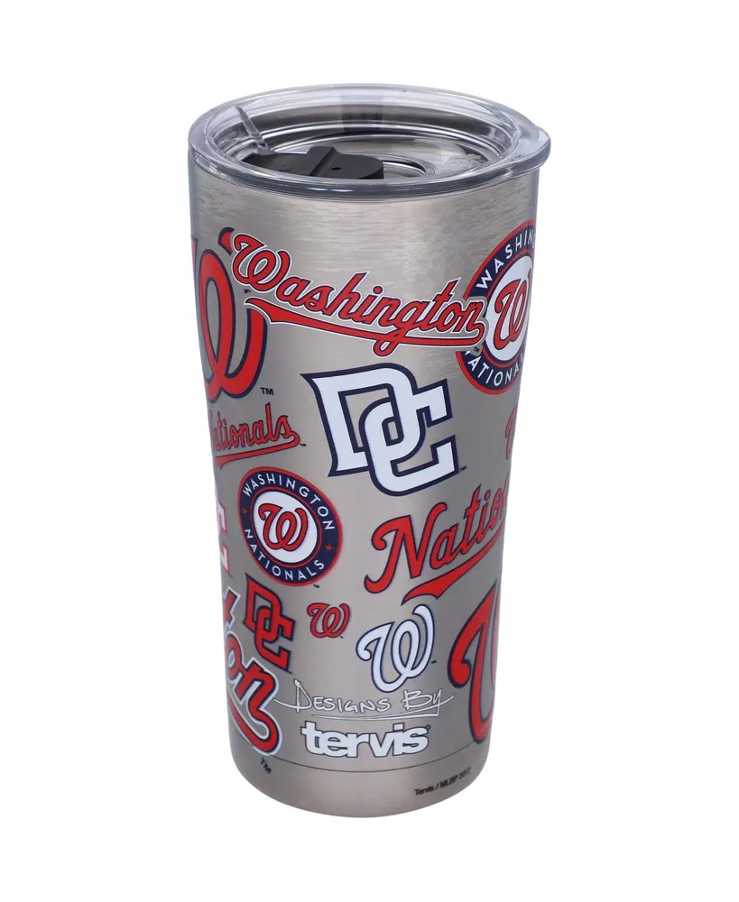 Tervis Tumbler Washington Nationals 20 Oz All Over Stainless Steel Tumbler with Slider Lid