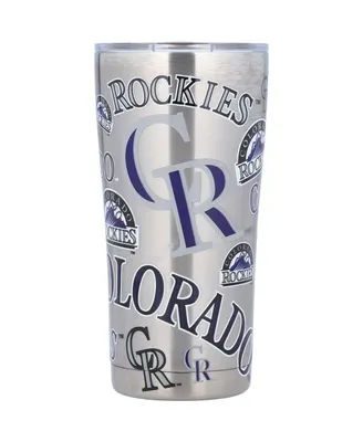 Tervis Tumbler Colorado Rockies 20 Oz All Over Stainless Steel Tumbler with Slider Lid