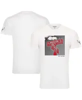 Men's and Women's Sportiqe White Chicago Bulls 1966 Collection Bingham T-shirt