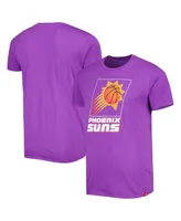 Men's and Women's Sportiqe Purple Phoenix Suns Hardwood Classics Bingham Elevated T-shirt