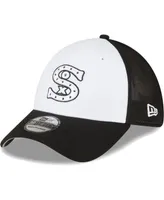 Men's New Era Black and White Chicago Sox 2023 On-Field Batting Practice 39THIRTY Flex Hat