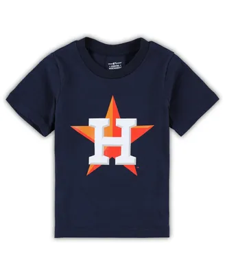 Infant Boys and Girls Navy Houston Astros Team Crew Primary Logo T-shirt