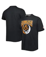 Men's Homage Charcoal Baltimore Orioles Grateful Dead Tri-Blend T-shirt