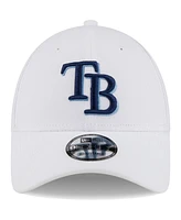 Men's New Era White Tampa Bay Rays League Ii 9FORTY Adjustable Hat