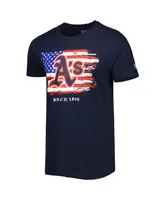 Men's New Era Navy Oakland Athletics 4th of July Jersey T-shirt