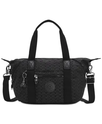 Kipling Art Medium Zippered Shoulder Bag