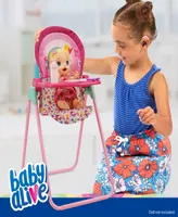 Baby Alive Pink, Rainbow Doll Highchair Set