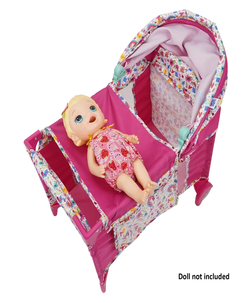 Baby Alive Pink Rainbow Deluxe Doll Play Yard