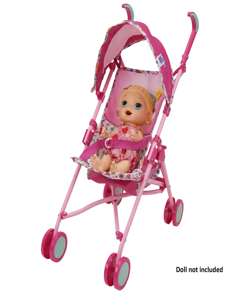 Baby Alive Pink Rainbow Doll Stroller