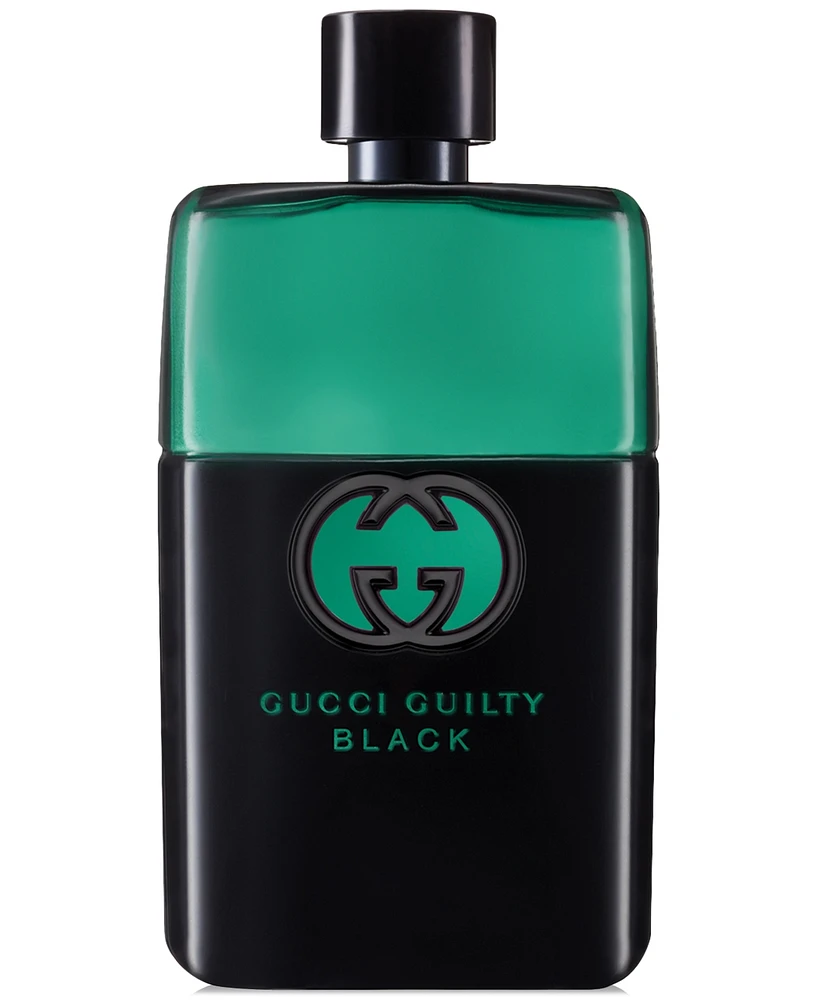 Gucci Guilty Men's Black Pour Homme Eau de Toilette, 3 oz