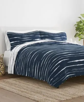 Ienjoy Home All Season Horizon Lines Reversible Quilt Set Collection