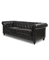 Jennifer Taylor Home Winston 91" Tufted Chesterfield Sofa