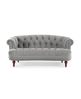 Jennifer Taylor Home La Rosa 69" Victorian Chesterfield Loveseat