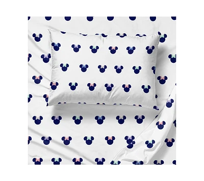 Saturday Park Disney Minnie Mouse Dreaming of Dots 100% Organic Cotton Full Sheet Set