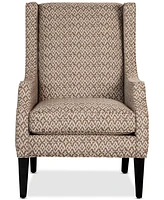 Closeout! Kallison Fabric Wing Chair, Created for Macy's