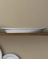 Noritake Satin Flourish Oval Platter, 14"