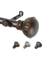 Rod Desyne Magnolia Adjustable 13 16 Curtain Rod 18 28 Collection