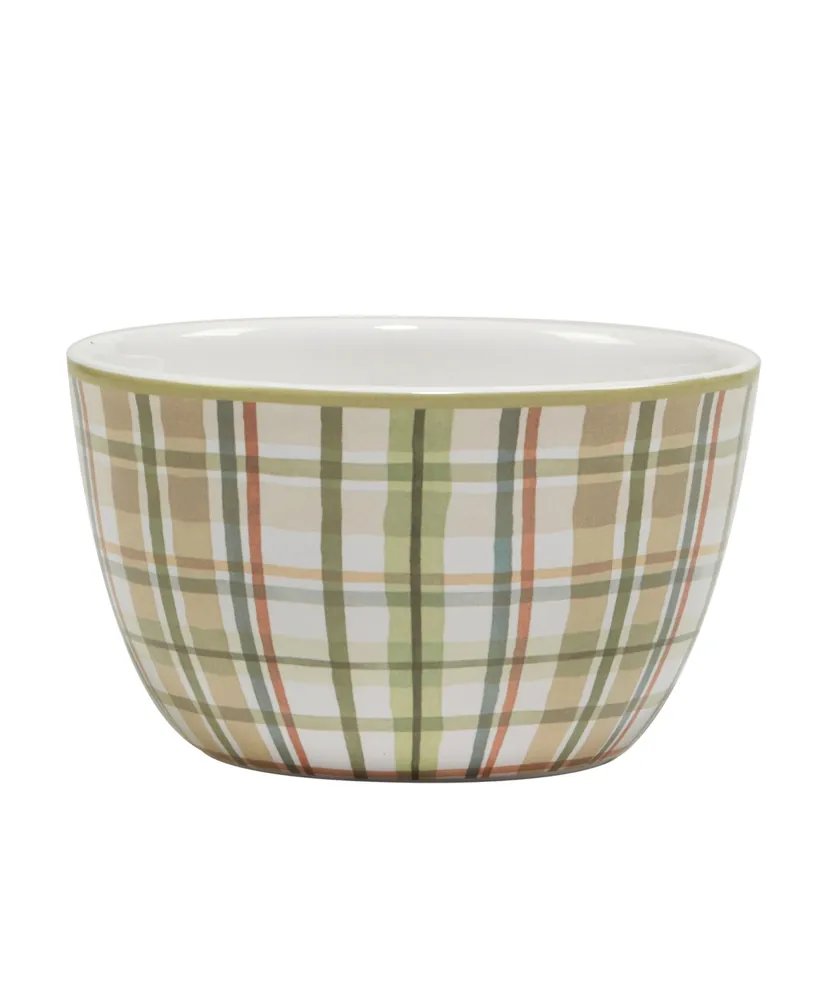 Certified International Green Fields Set of 4 Ice Cream Bowl