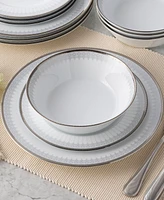Noritake Silver Colonnade 12 Piece Set, Service for 4