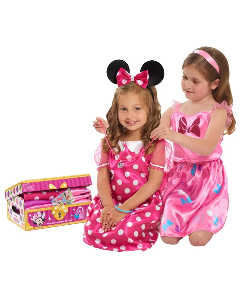 Disney Junior Minnie Mouse Bowdazzling Dress Up Trunk Set, 21 Pieces