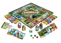 Masterpieces World of Animals Opoly Junior for Kids and Families