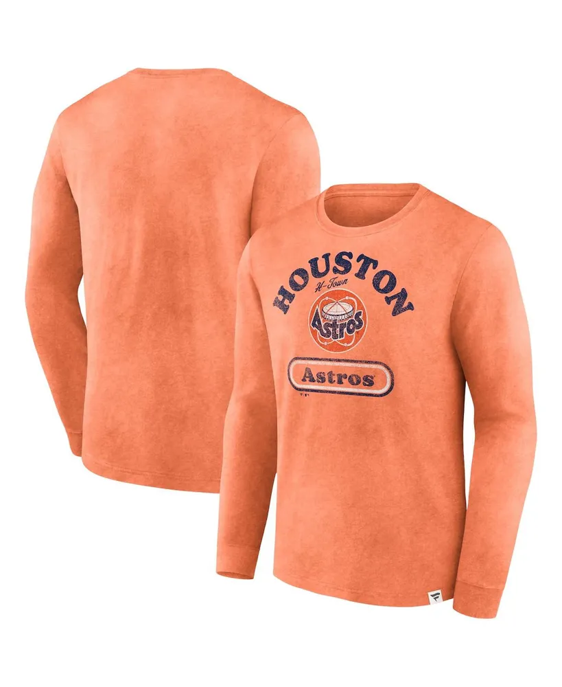 Fanatics Men's Fanatics Branded Orange Houston Astros Circus Catch Long  Sleeve T-shirt