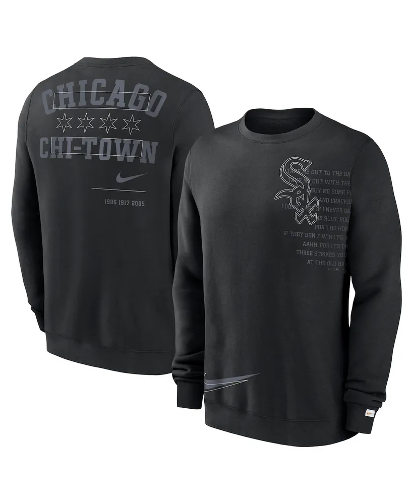 Nike Men's Nike Black Chicago White Sox Statement Ball Game Fleece Pullover  Sweatshirt