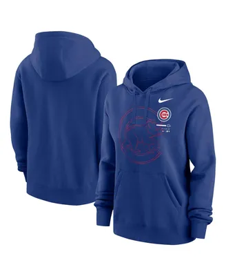 Women's Nike Royal Chicago Cubs Big Game Pullover Hoodie