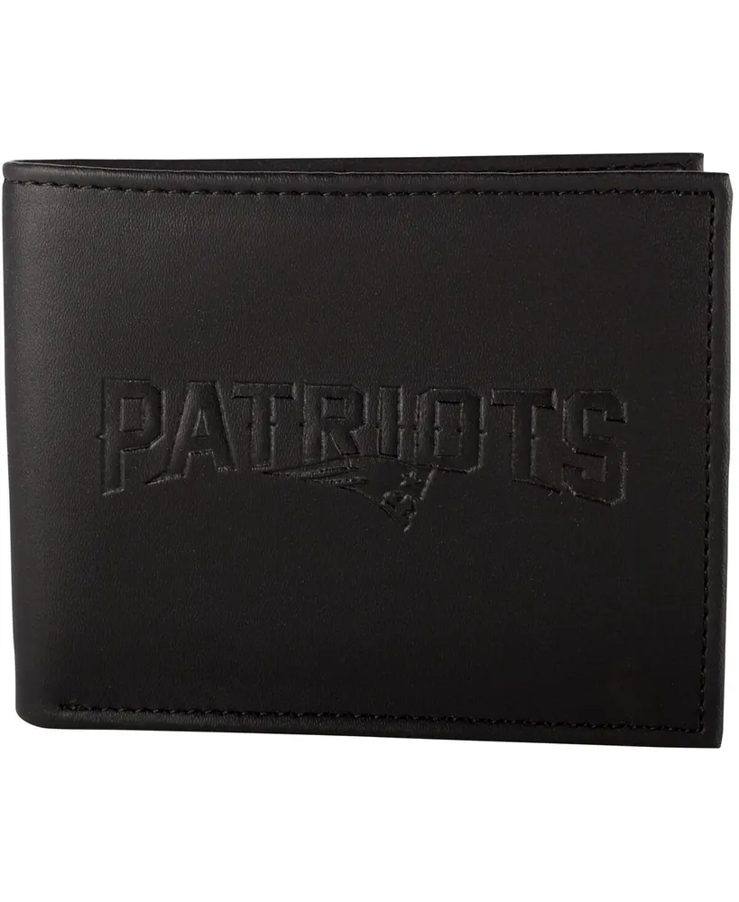 Men's Black New England Patriots Hybrid Bi-Fold Wallet