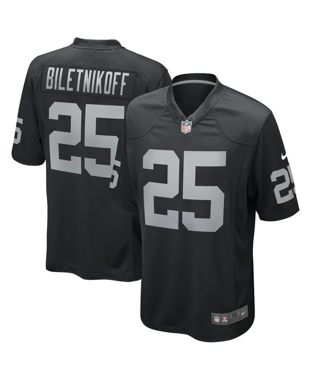 Mitchell & Ness Fred Biletnikoff Black Las Vegas Raiders Legacy Replica Jersey