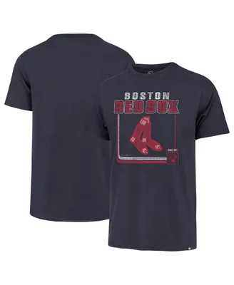 Men's '47 Brand Navy Boston Red Sox Borderline Franklin T-shirt