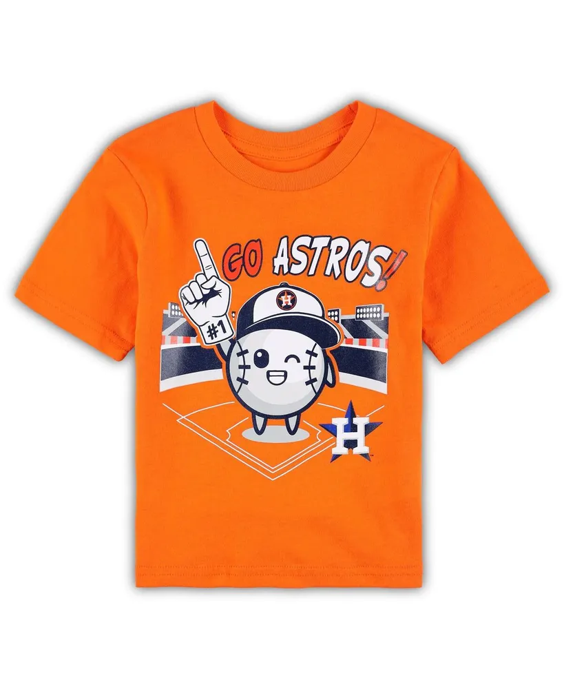 Infant Boys and Girls Orange Houston Astros Ball Boy T-shirt
