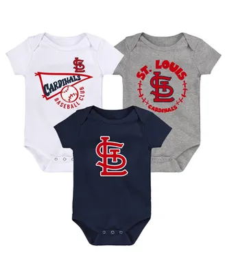Newborn and Infant Boys Girls Navy, White