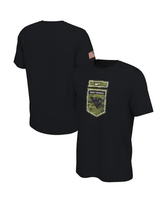 Men's Nike Black West Virginia Mountaineers Veterans Camo T-shirt