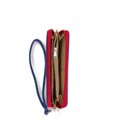 Women's Atlanta Braves Zip-Around Wristlet Wallet