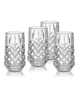 Mikasa Wesley 12 Ounce Highball Glass 4-Piece Set