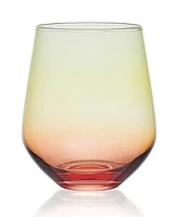 Mikasa Chroma 13 Ounce Stemless Wine Glass 4-Piece Set