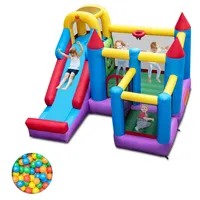 Costway Mighty Inflatable Bounce House Castle Jumper Moonwalk Bouncer Without Blower