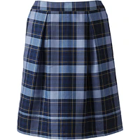 Lands' End Women's School Uniform Plaid Pleated Skort Top of Knee