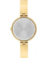 Movado Women's Bold Bangles Swiss Quartz Ionic Plated Gold-Tone Steel Watch 28mm - Gold