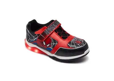 Marvel Toddler Boys Spider-Man Adjustable Strap Closure Light-Up Casual Sneakers from Finish Line