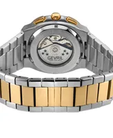 GV2 by Gevril Men's Potente Chronograph Swiss Automatic Two-Tone Stainless Steel Watch 40mm