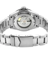 Gevril Men's Wall Street Swiss Automatic Silver-Tone Stainless Steel Watch 39mm