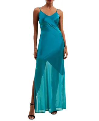 French Connection Women's Asymmetrical Side-Slit Dress