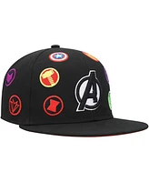 Men's Marvel Black The Avengers Fitted Hat